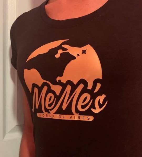 Black MeMe's World of Vibes T-Shirt